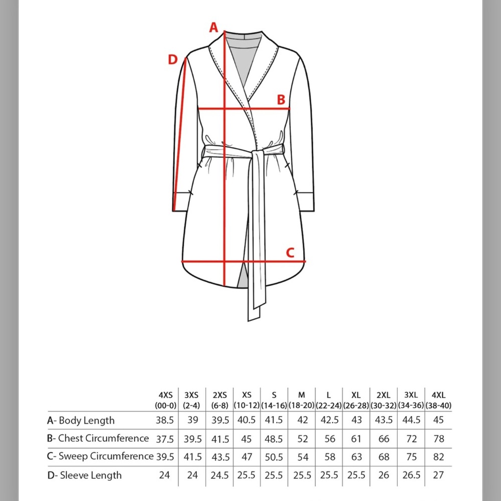 Universal Standard Rachelle Robe in Sedona red Size 6-8. - Picture 3 of 3